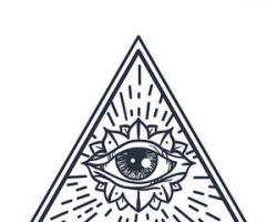 Eye - a symbol and a sign Where is the all-seeing eye